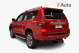 punainen Toyota Land Cruiser 2022 kuva 2.