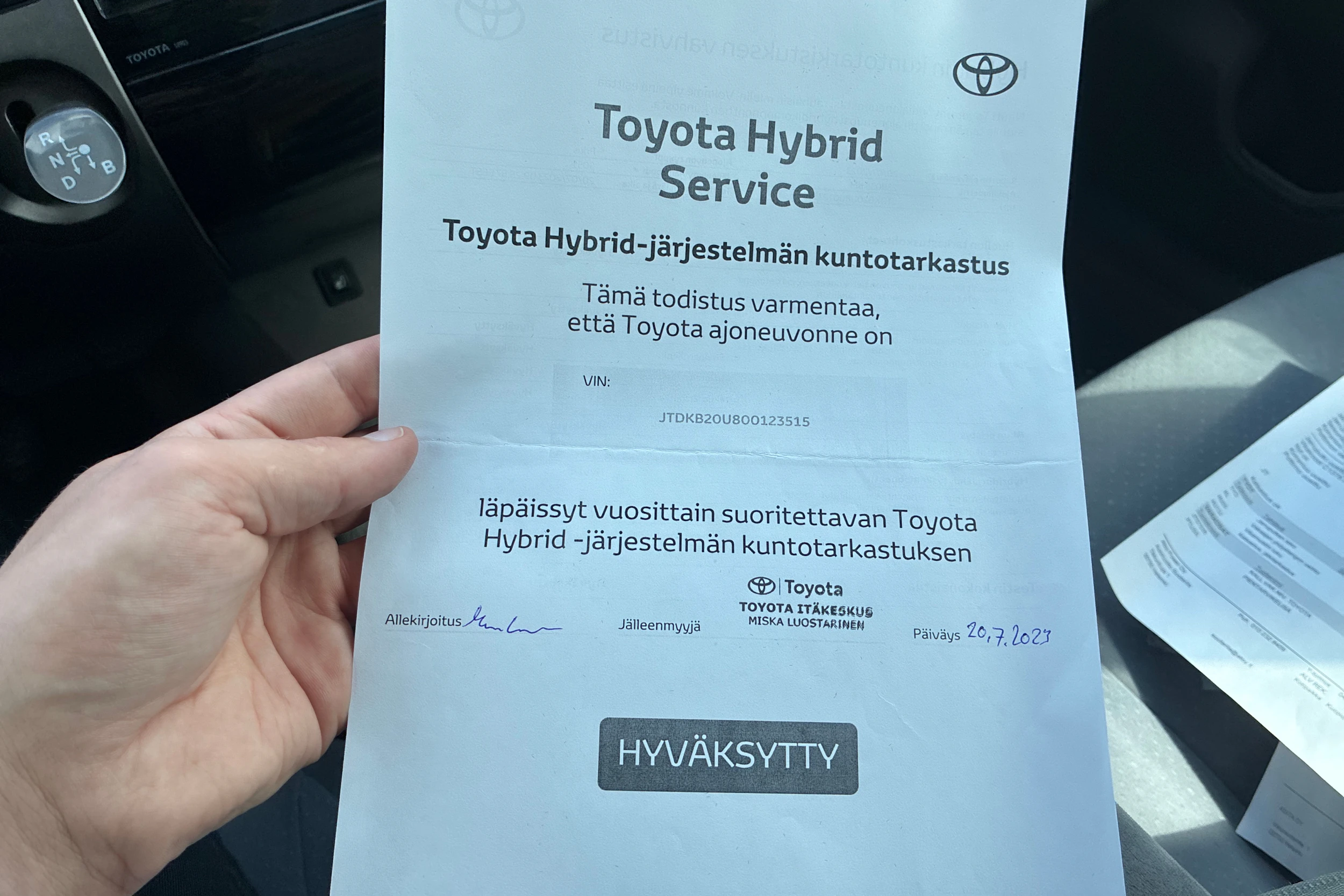 Musta Toyota Prius 2004 kuva 19.