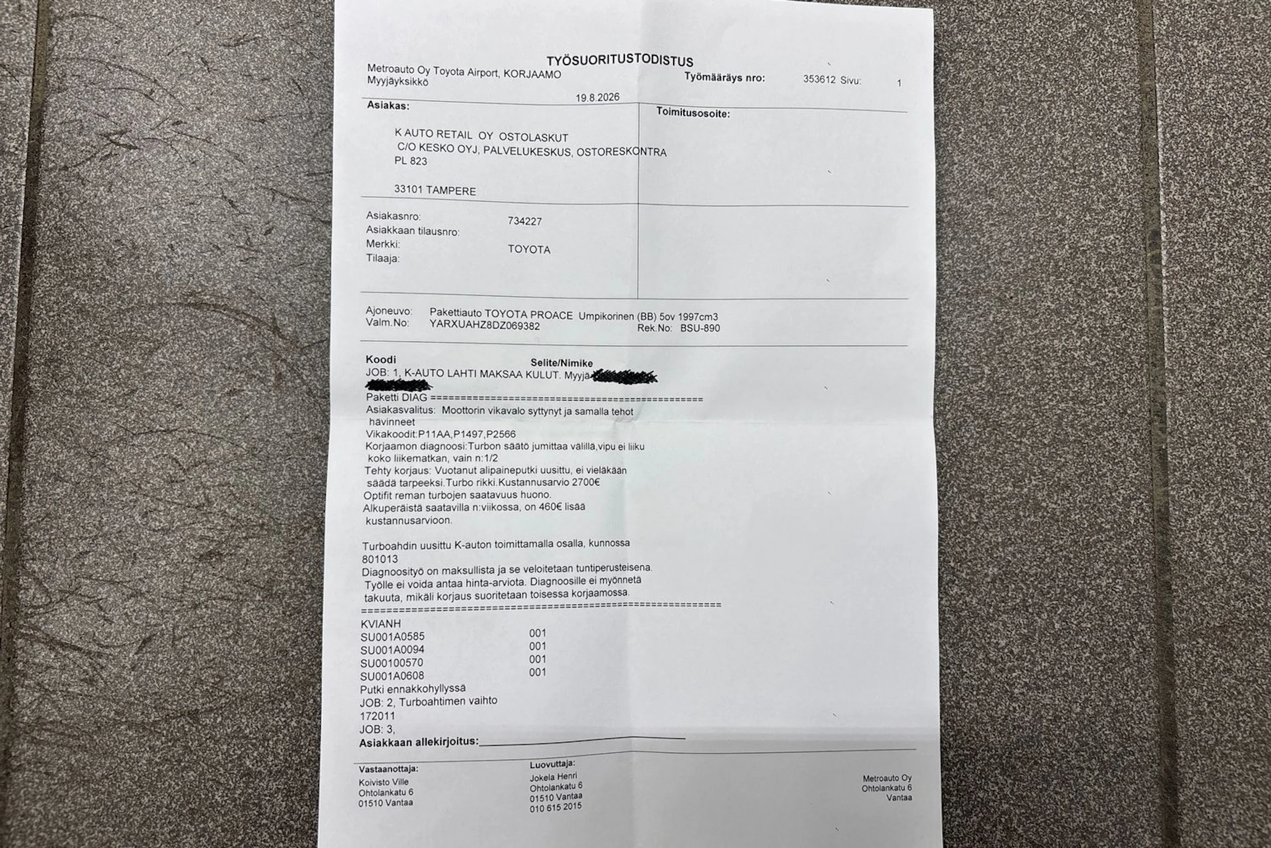 Valkoinen Toyota Proace 2015 kuva 25.