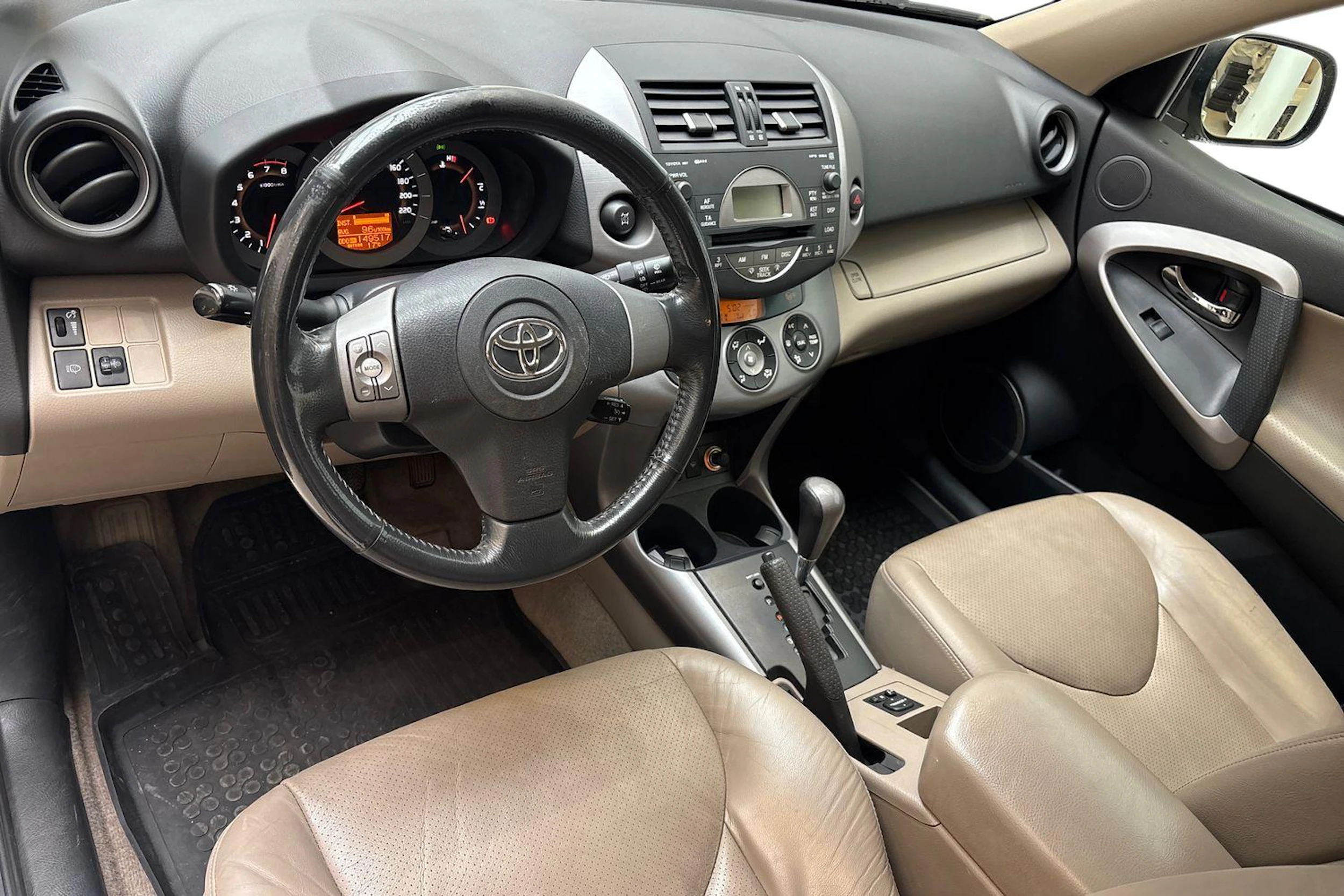ruskea (beige) Toyota RAV4 2008 kuva 8.