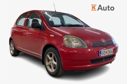 punainen Toyota Yaris 2001 kuva 1.