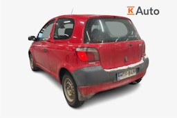 punainen Toyota Yaris 2002 kuva 2.