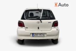 valkoinen Toyota Yaris 2002 kuva 3.