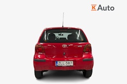 punainen Toyota Yaris 2003 kuva 3.