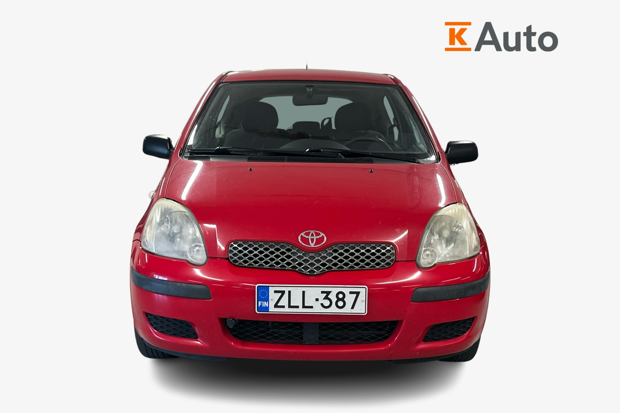 punainen Toyota Yaris 2003 kuva 4.