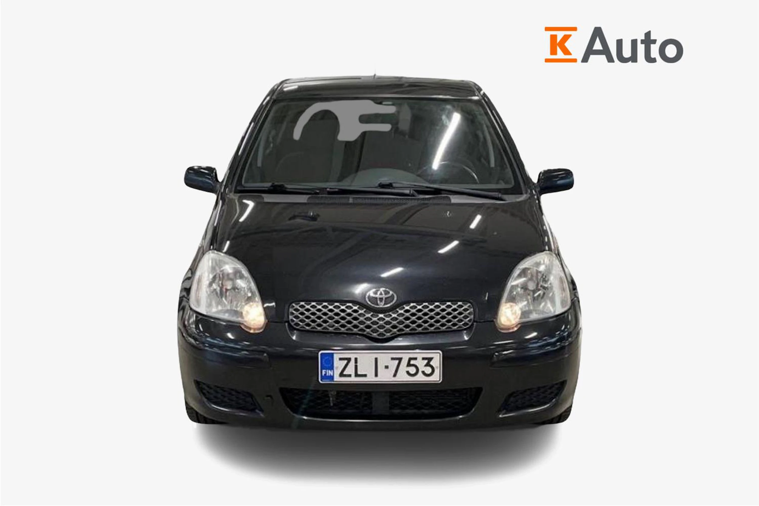 Musta Toyota Yaris 2005 kuva 4.