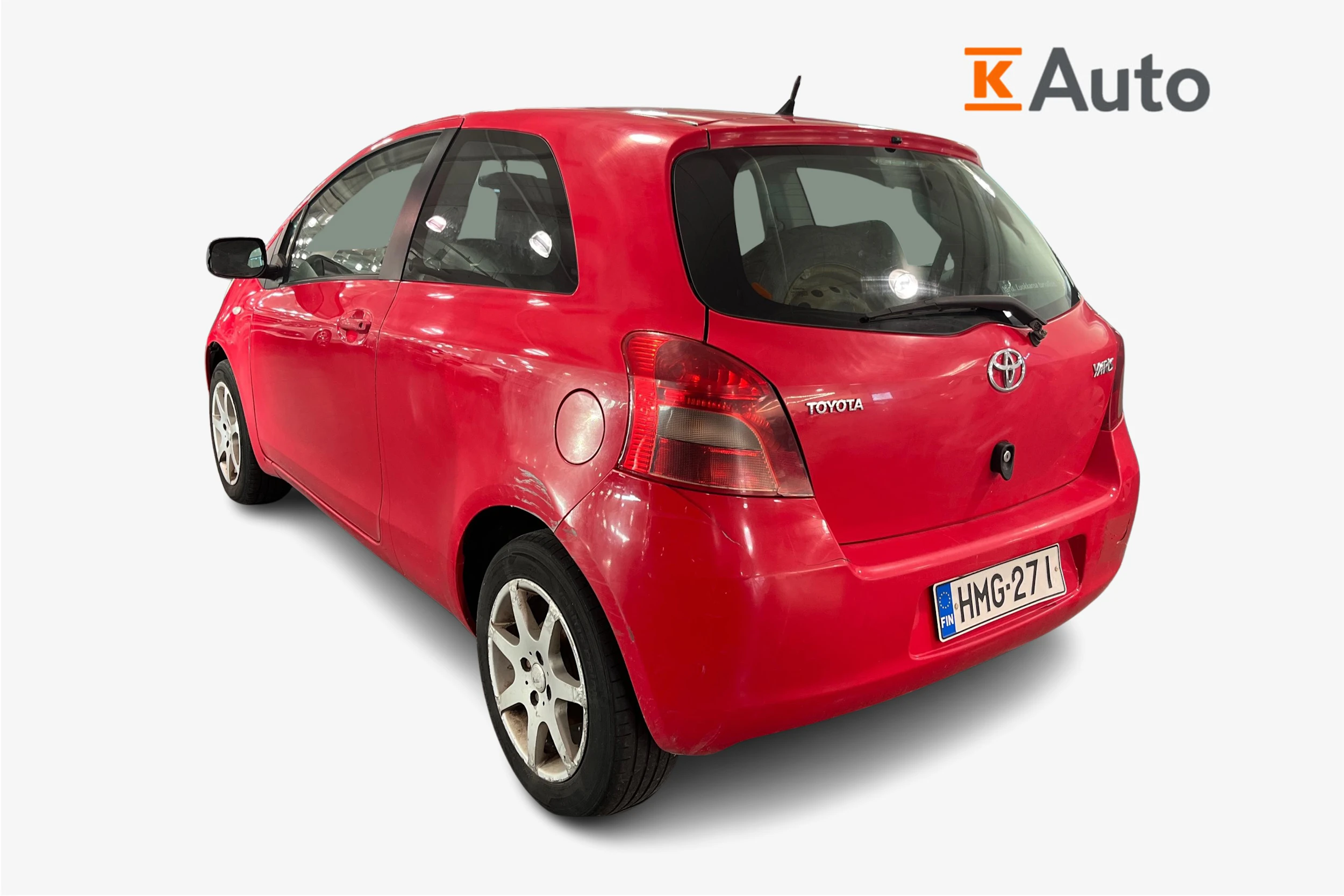 Punainen Toyota Yaris 2006 kuva 2.