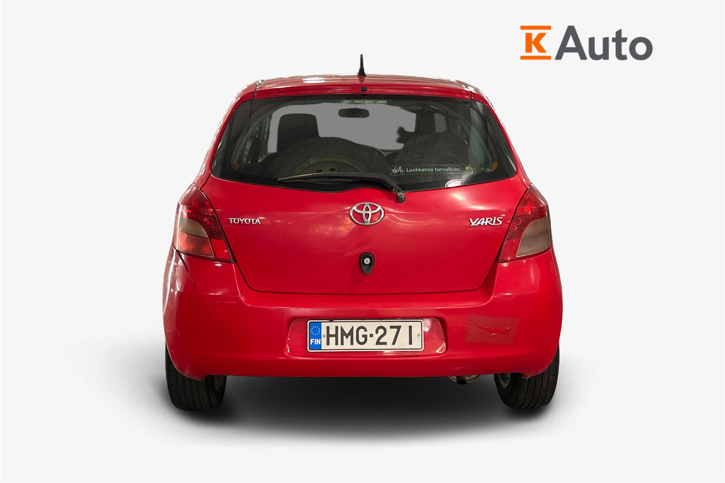 Punainen Toyota Yaris 2006 kuva 3.