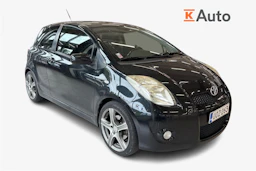 musta Toyota Yaris 2007 kuva 1.