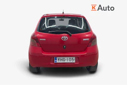 punainen Toyota Yaris 2008 kuva 4.
