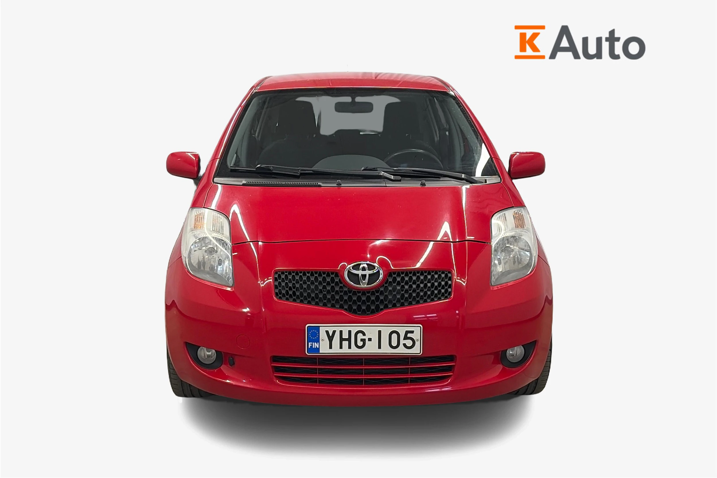 punainen Toyota Yaris 2008 kuva 5.