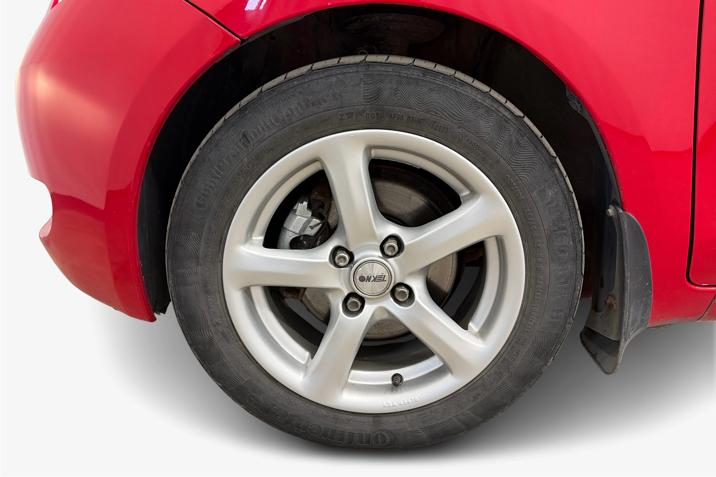 punainen Toyota Yaris 2008 kuva 12.