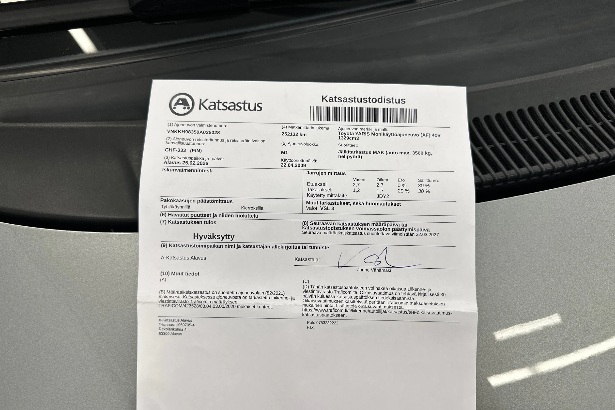 hopea Toyota Yaris 2009 kuva 26.