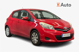 punainen Toyota Yaris 2012 kuva 1.