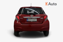 punainen Toyota Yaris 2012 kuva 4.
