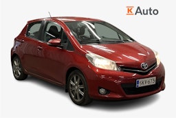 punainen Toyota Yaris 2013 kuva 1.