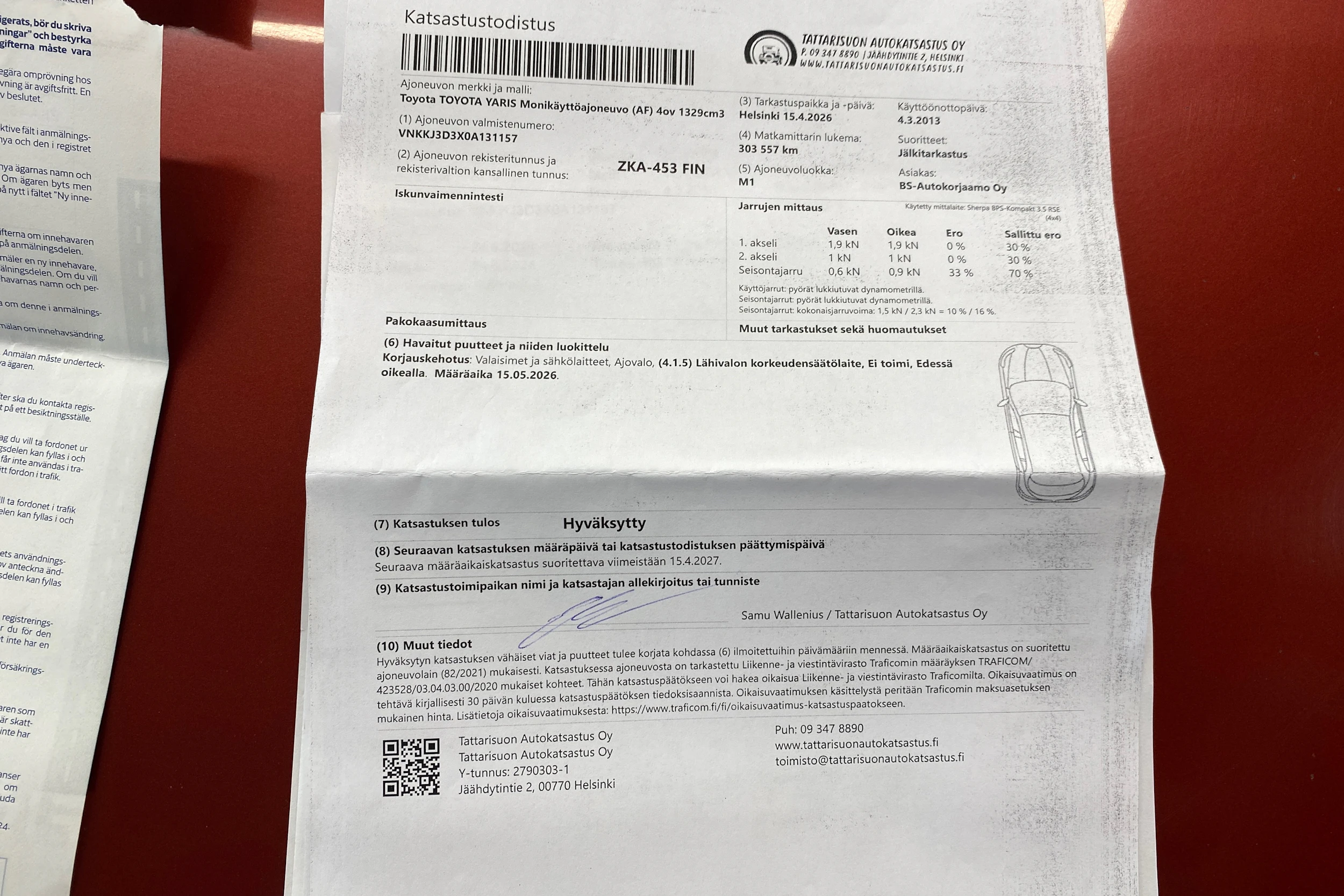 punainen Toyota Yaris 2013 kuva 27.