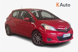 punainen Toyota Yaris 2014 kuva 1.