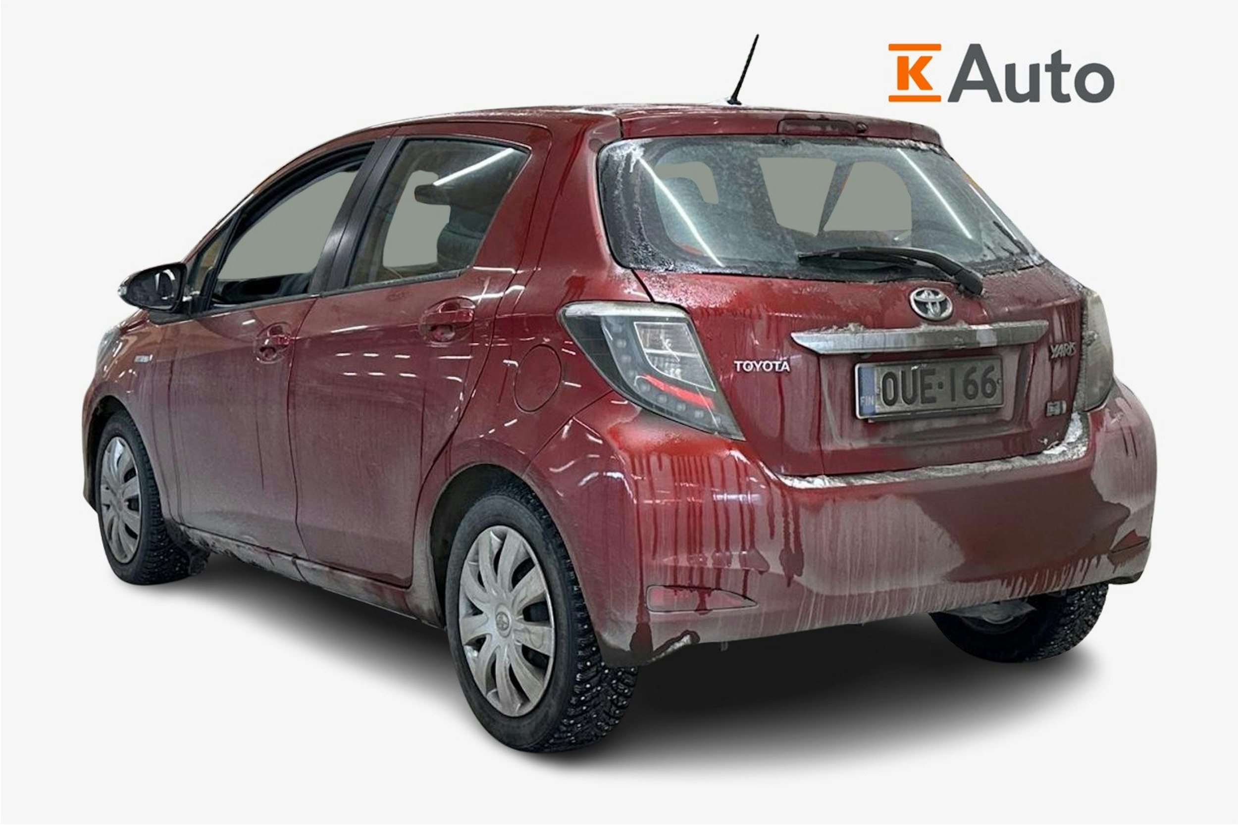 punainen Toyota Yaris 2014 kuva 2.