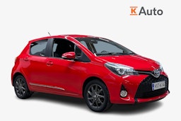 punainen Toyota Yaris 2014 kuva 1.