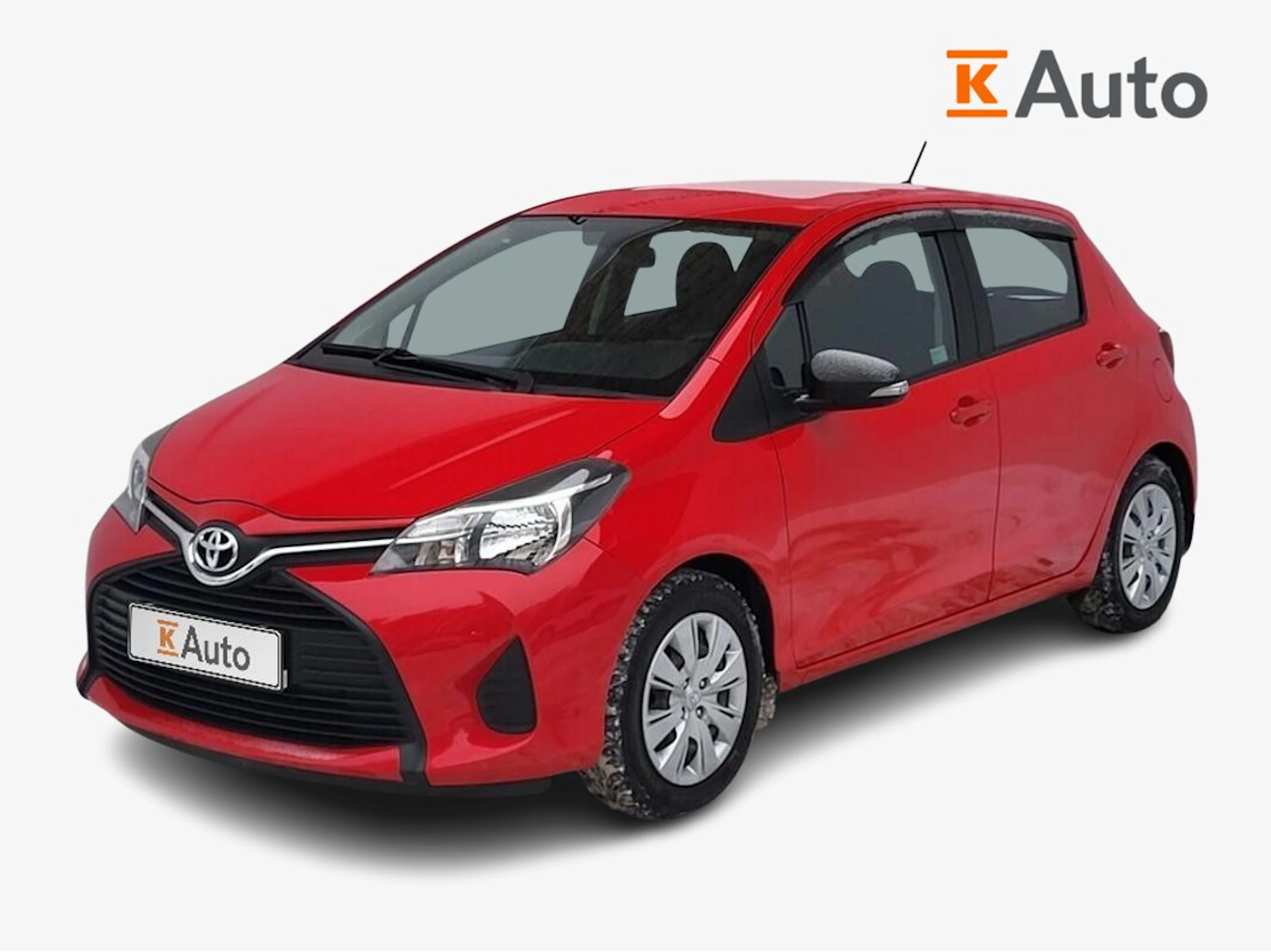 punainen Toyota Yaris 2016 kuva 1.