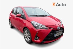 punainen Toyota Yaris 2018 kuva 1.