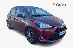 punainen Toyota Yaris 2018 kuva 1.