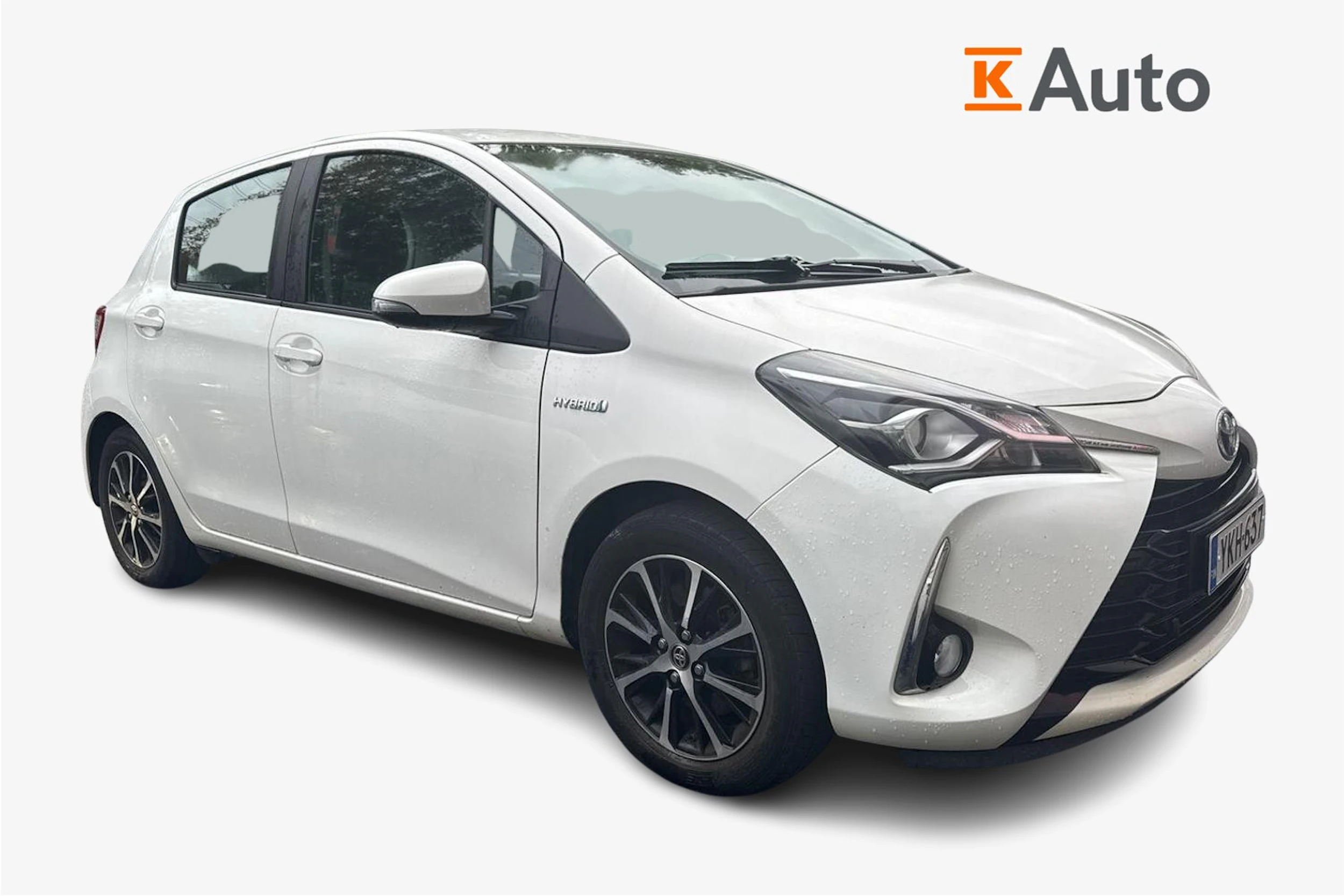 valkoinen Toyota Yaris 2018 kuva 1.