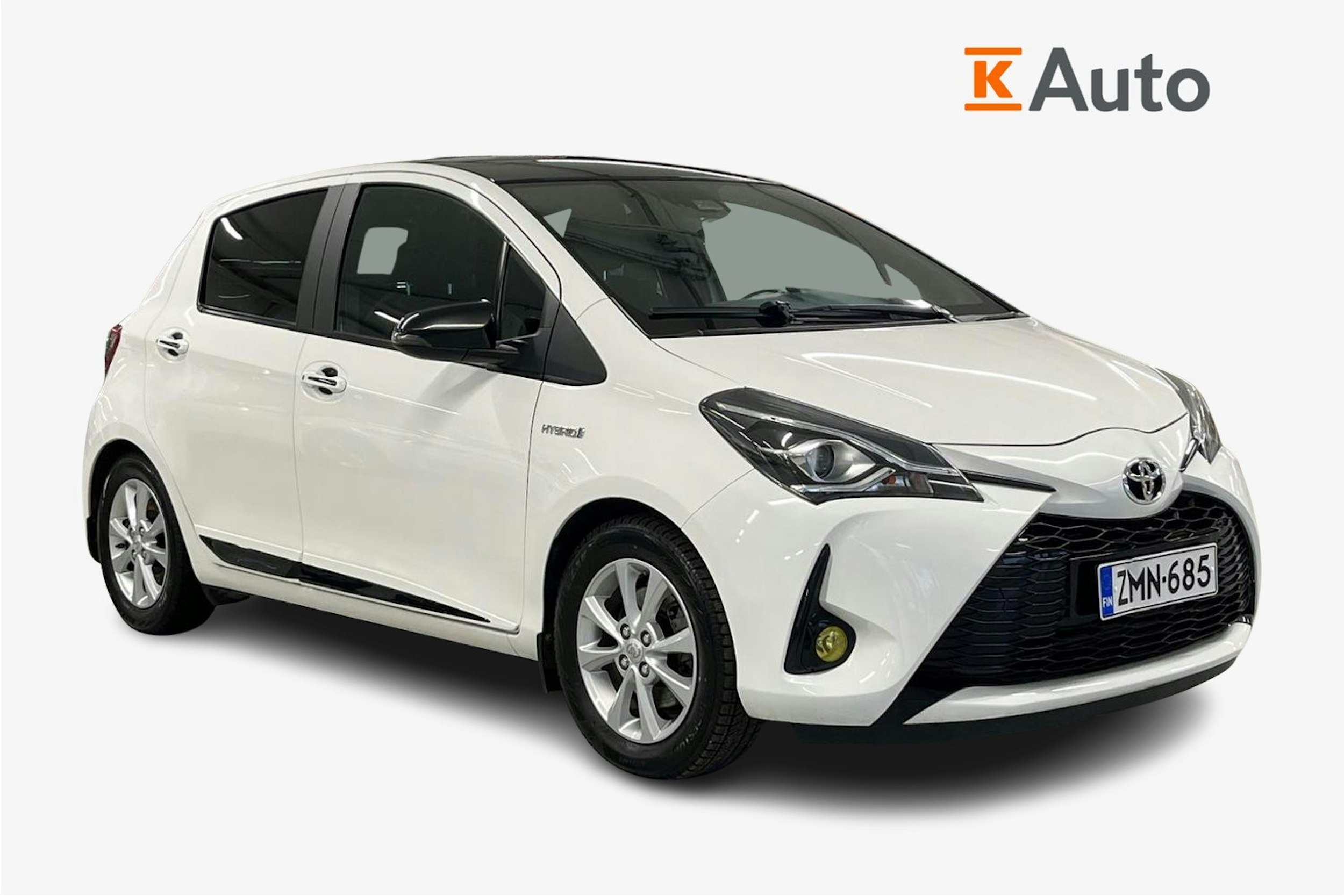 valkoinen Toyota Yaris 2019 kuva 1.