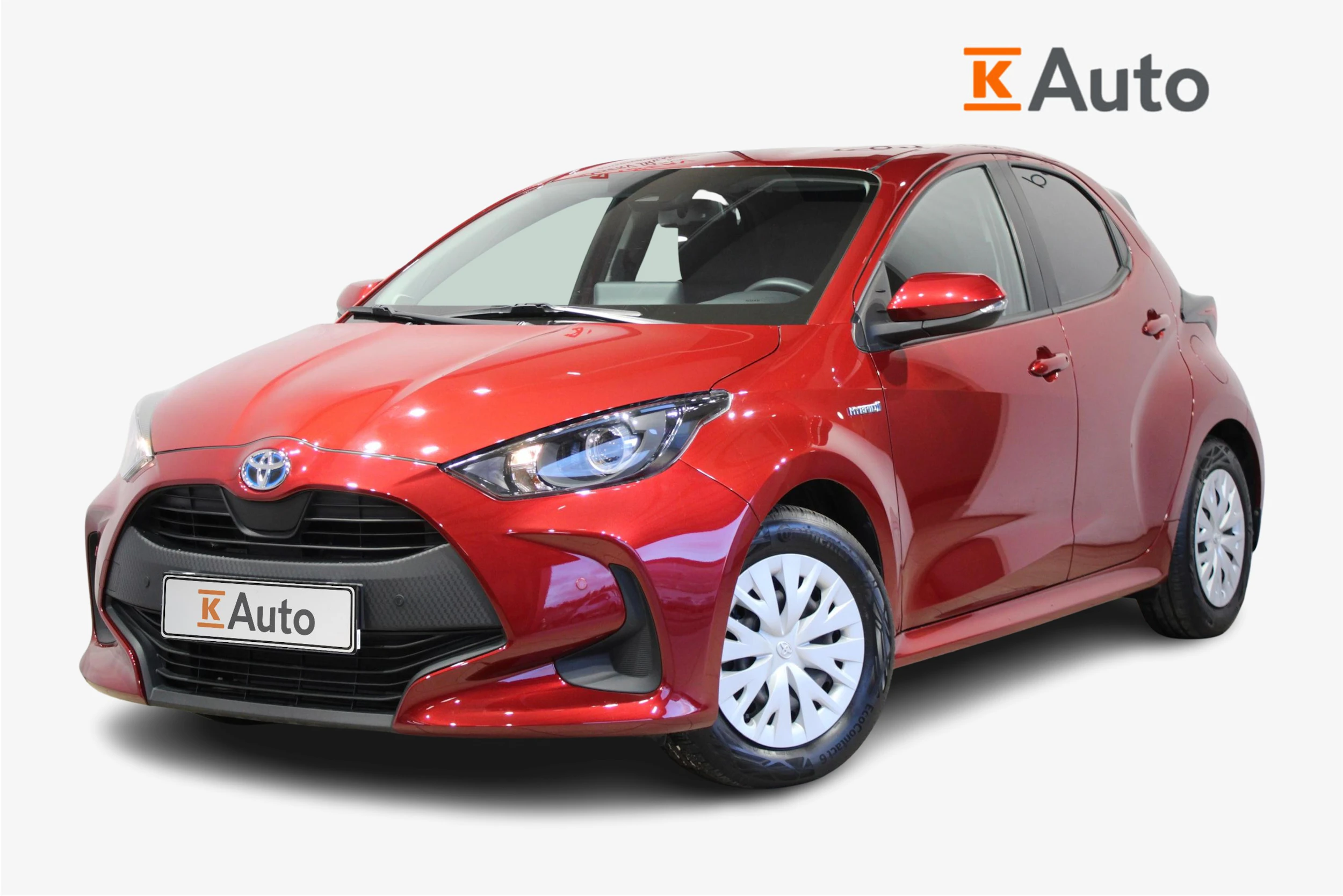 punainen Toyota Yaris 2021 kuva 1.