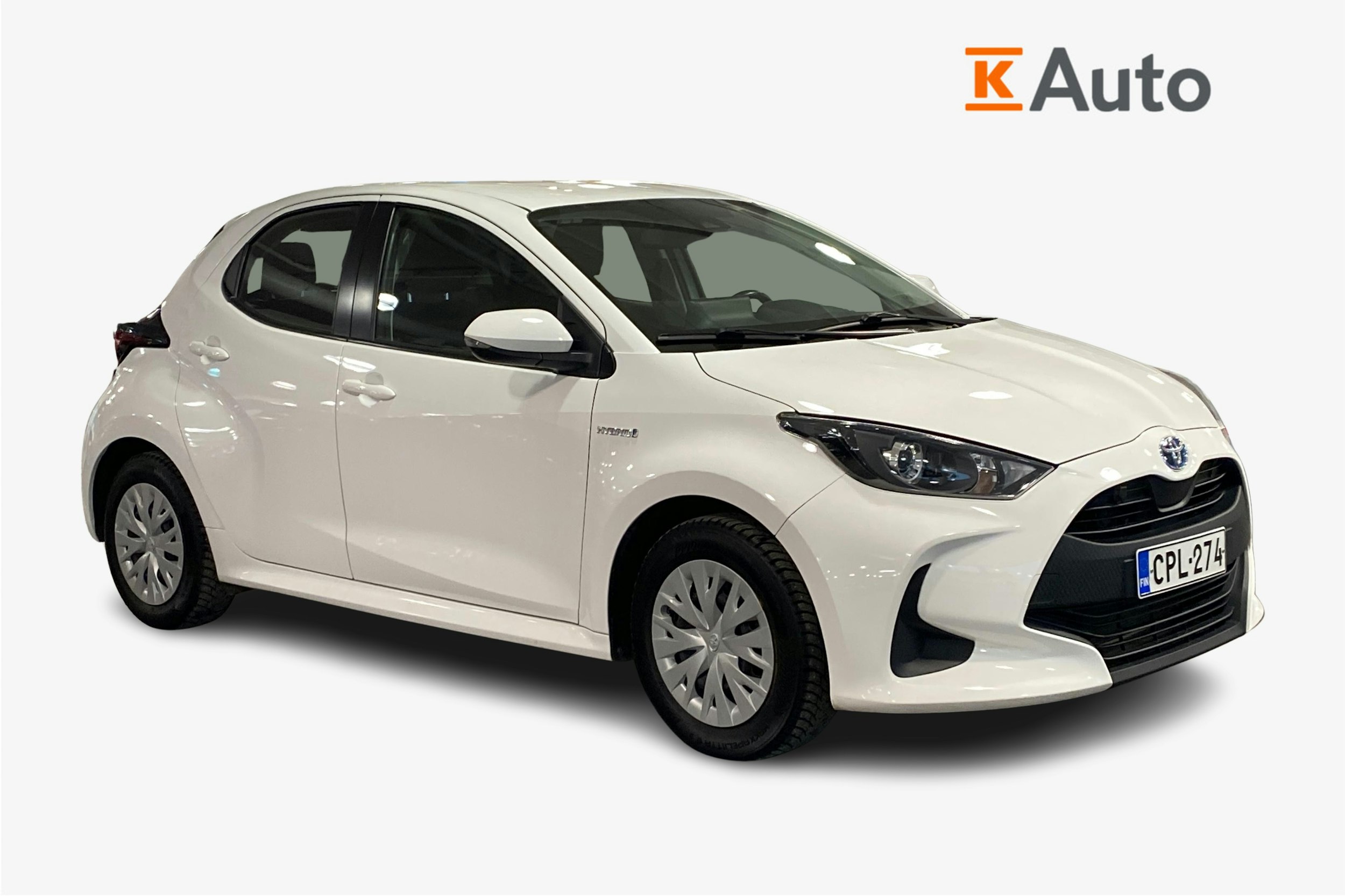 Valkoinen Toyota Yaris 2021 kuva 1.