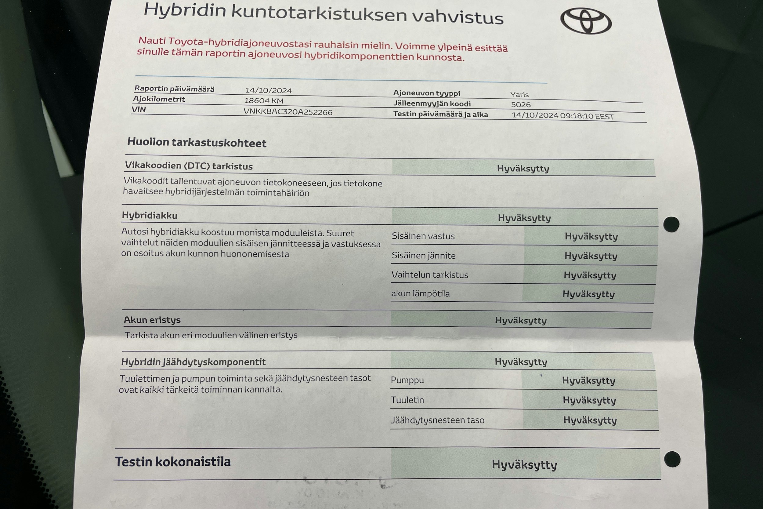 valkoinen Toyota Yaris 2022 kuva 21.