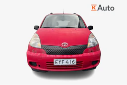 punainen Toyota Yaris Verso 2000 kuva 4.