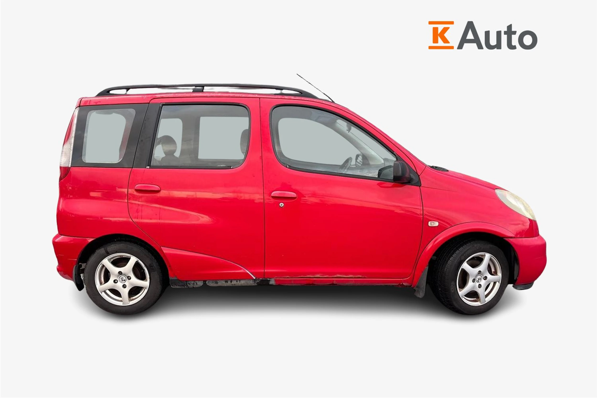 punainen Toyota Yaris Verso 2000 kuva 5.