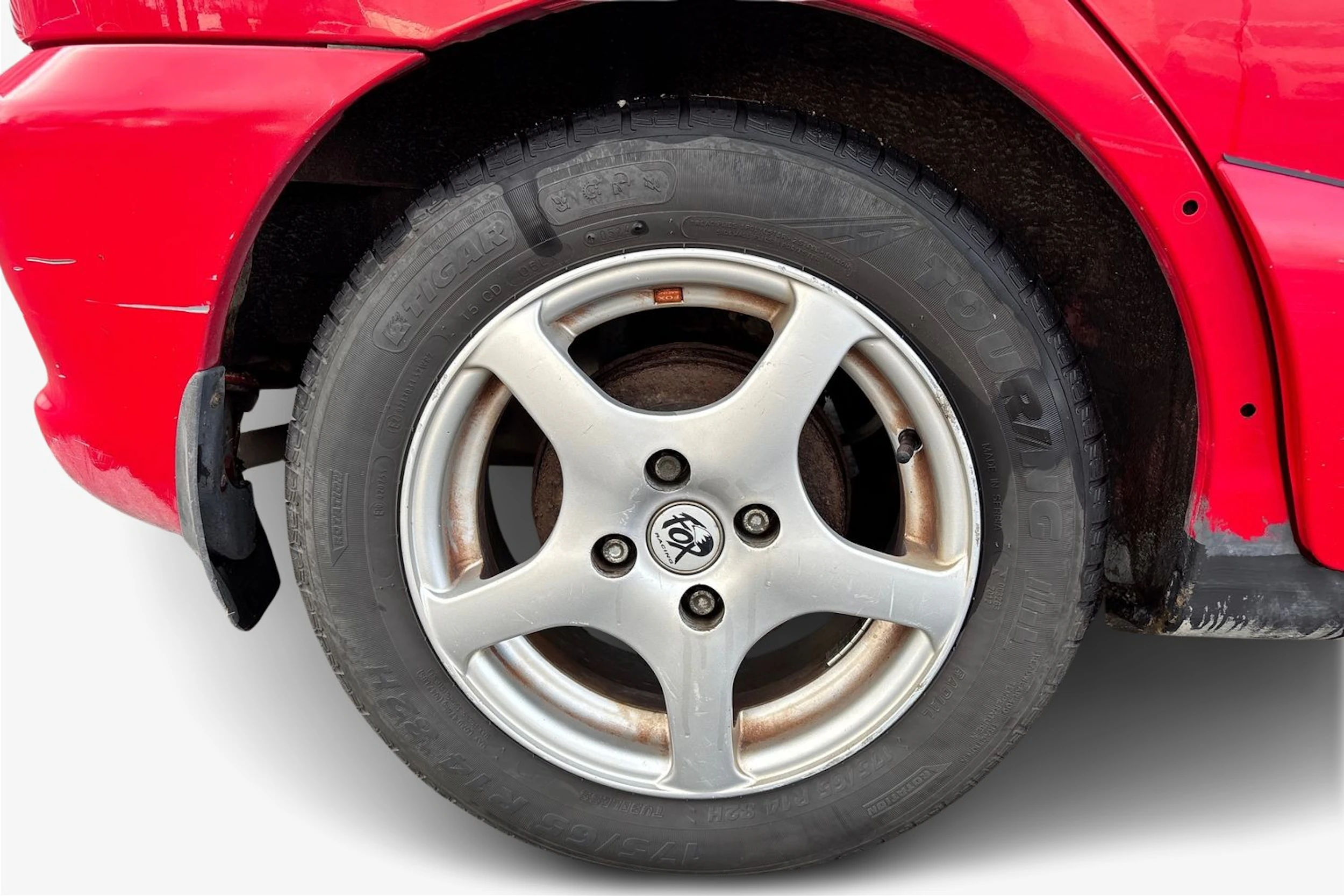 punainen Toyota Yaris Verso 2000 kuva 9.