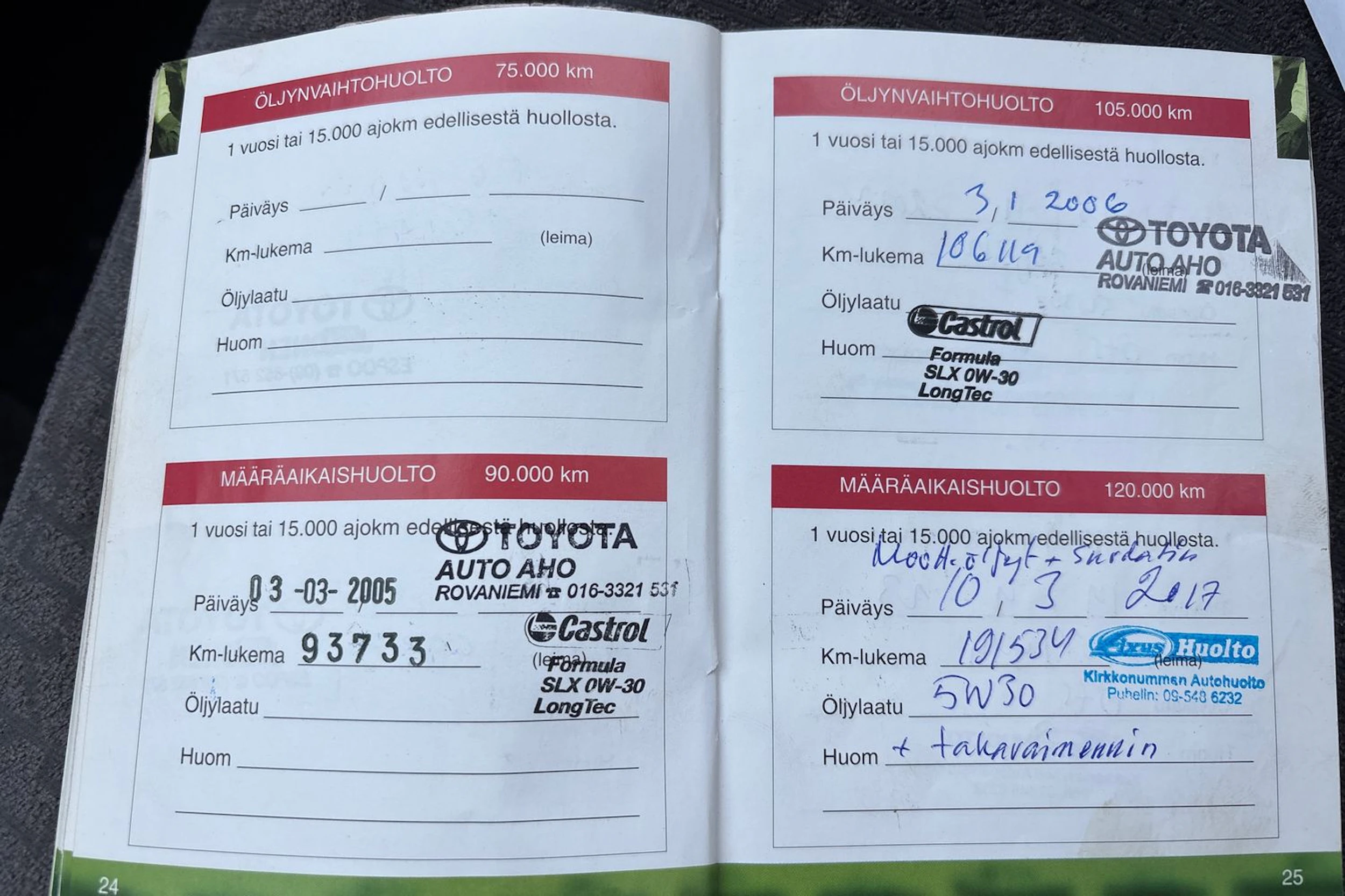punainen Toyota Yaris Verso 2000 kuva 34.