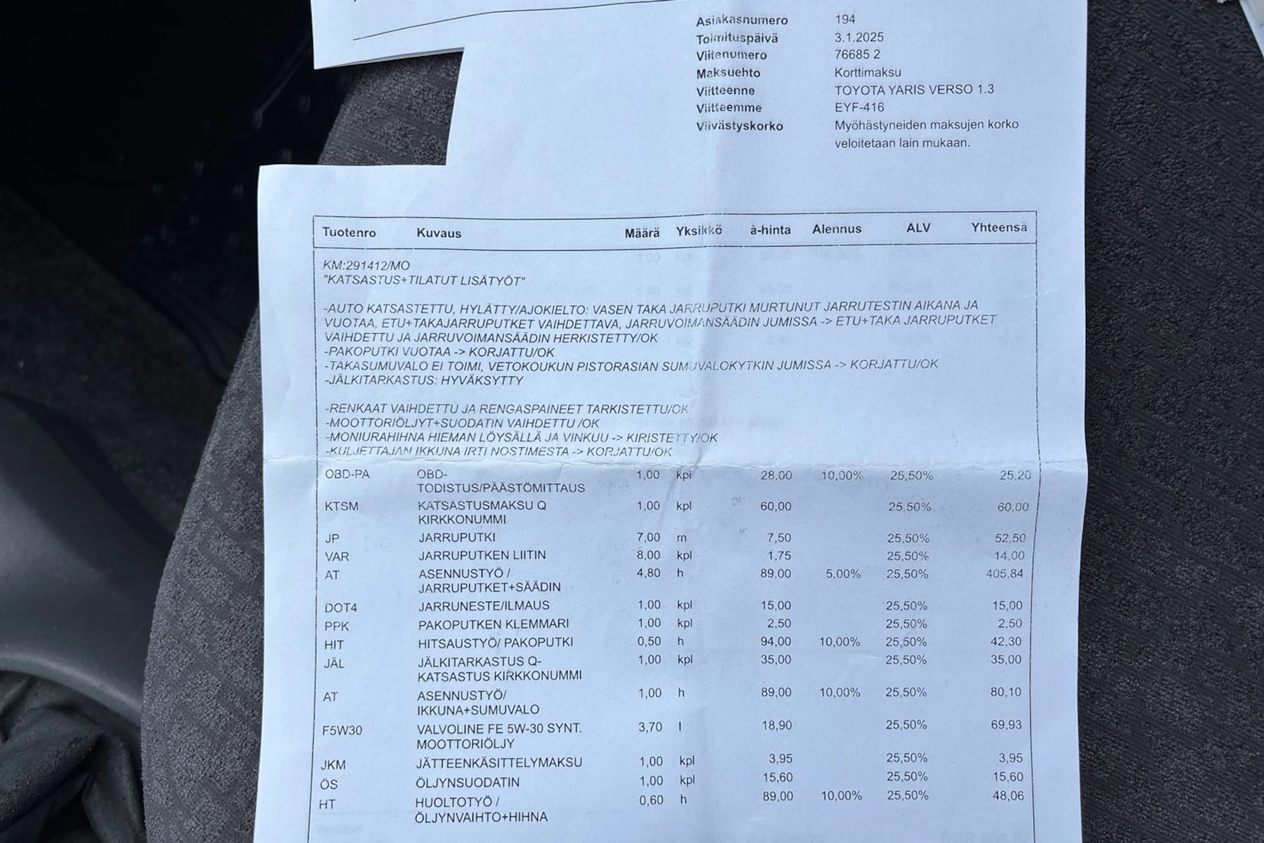 punainen Toyota Yaris Verso 2000 kuva 40.