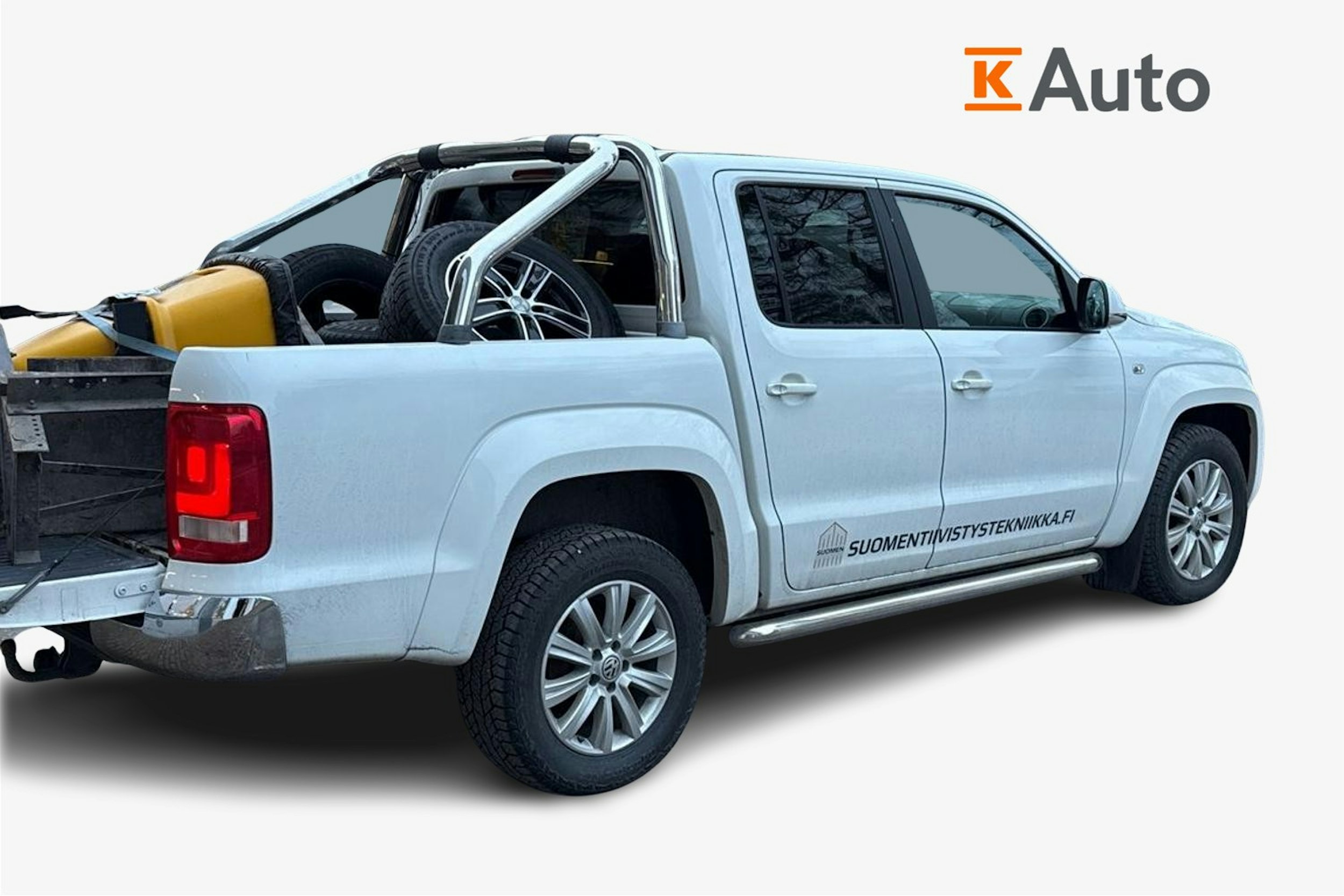 valkoinen Volkswagen Amarok 2013 kuva 2.
