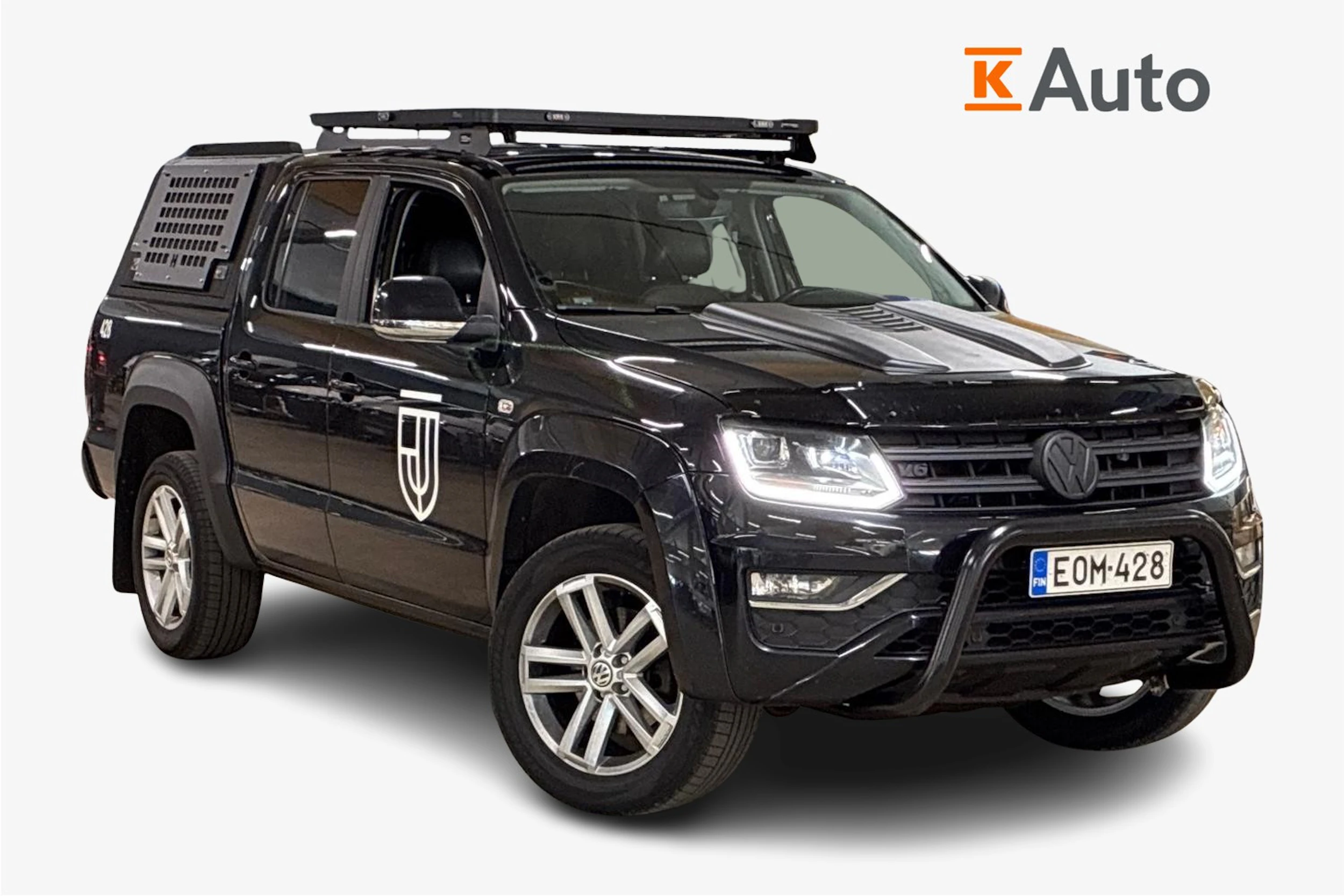 musta Volkswagen Amarok 2017 kuva 1.