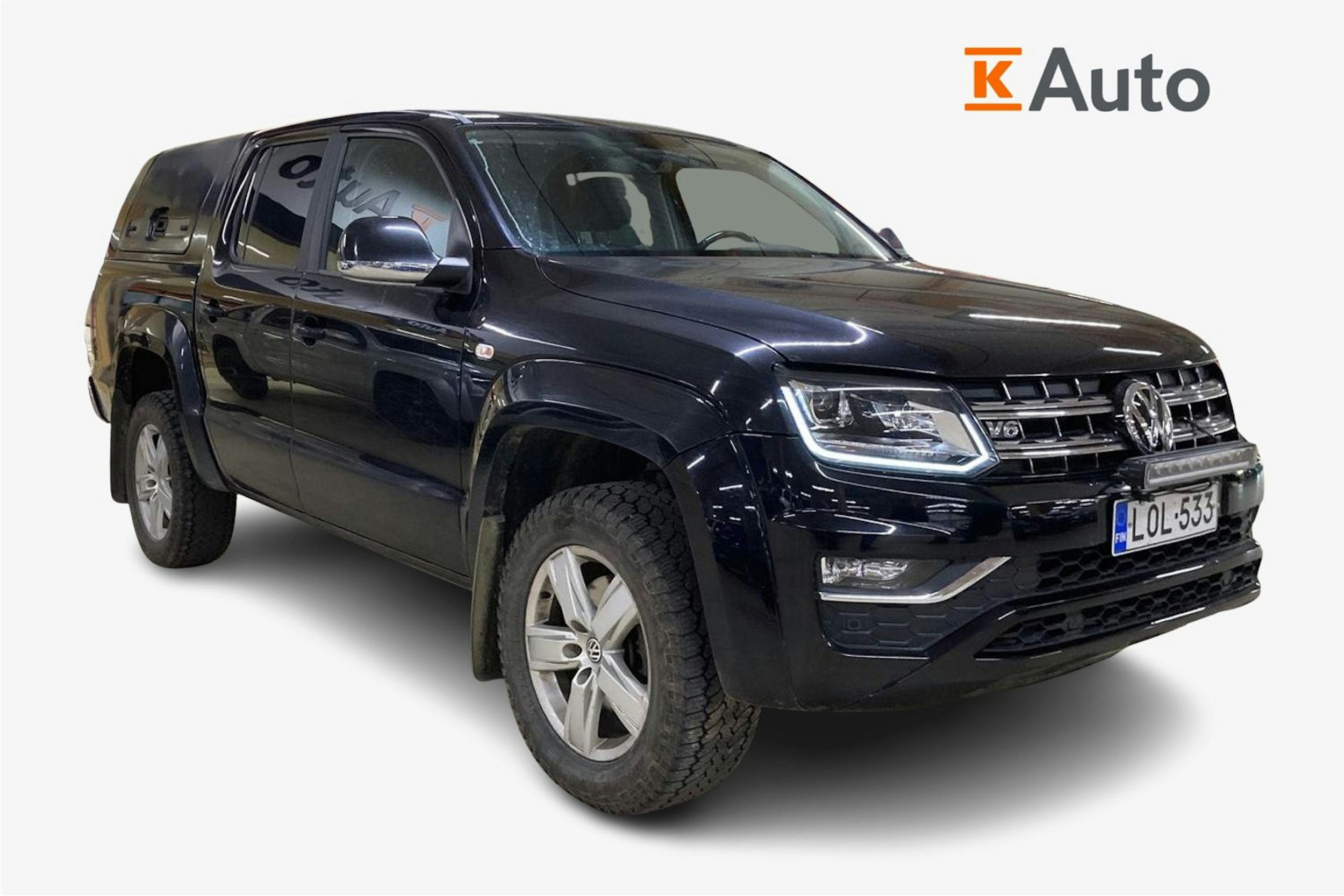musta Volkswagen Amarok 2018 kuva 1.