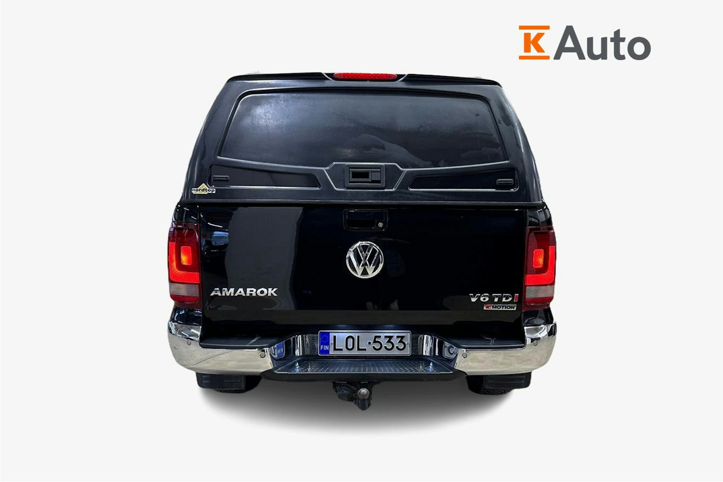musta Volkswagen Amarok 2018 kuva 4.