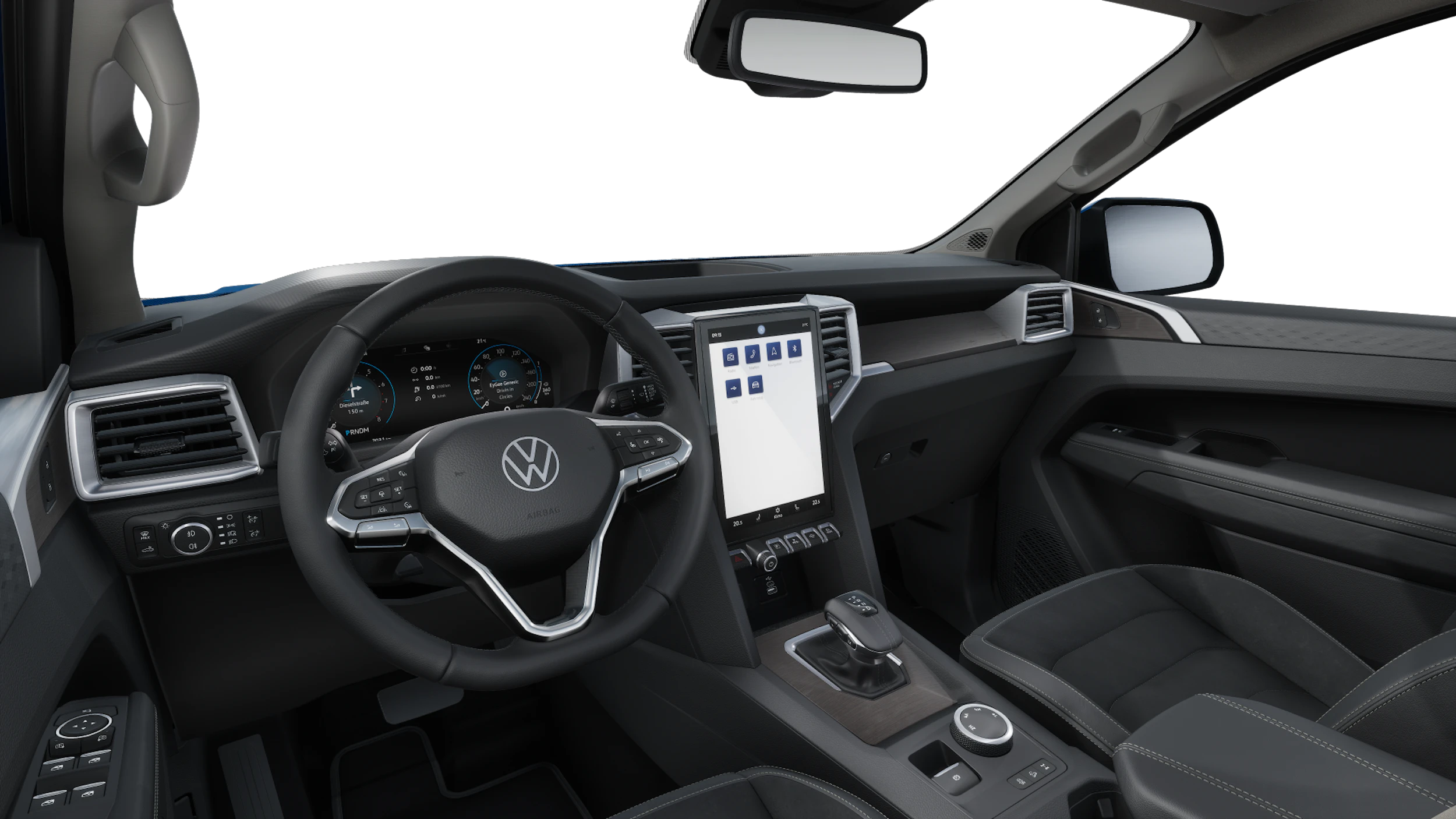 Bright Blue Metallic-tummansininen metallihohtoväri Volkswagen Amarok 2025 kuva 10.