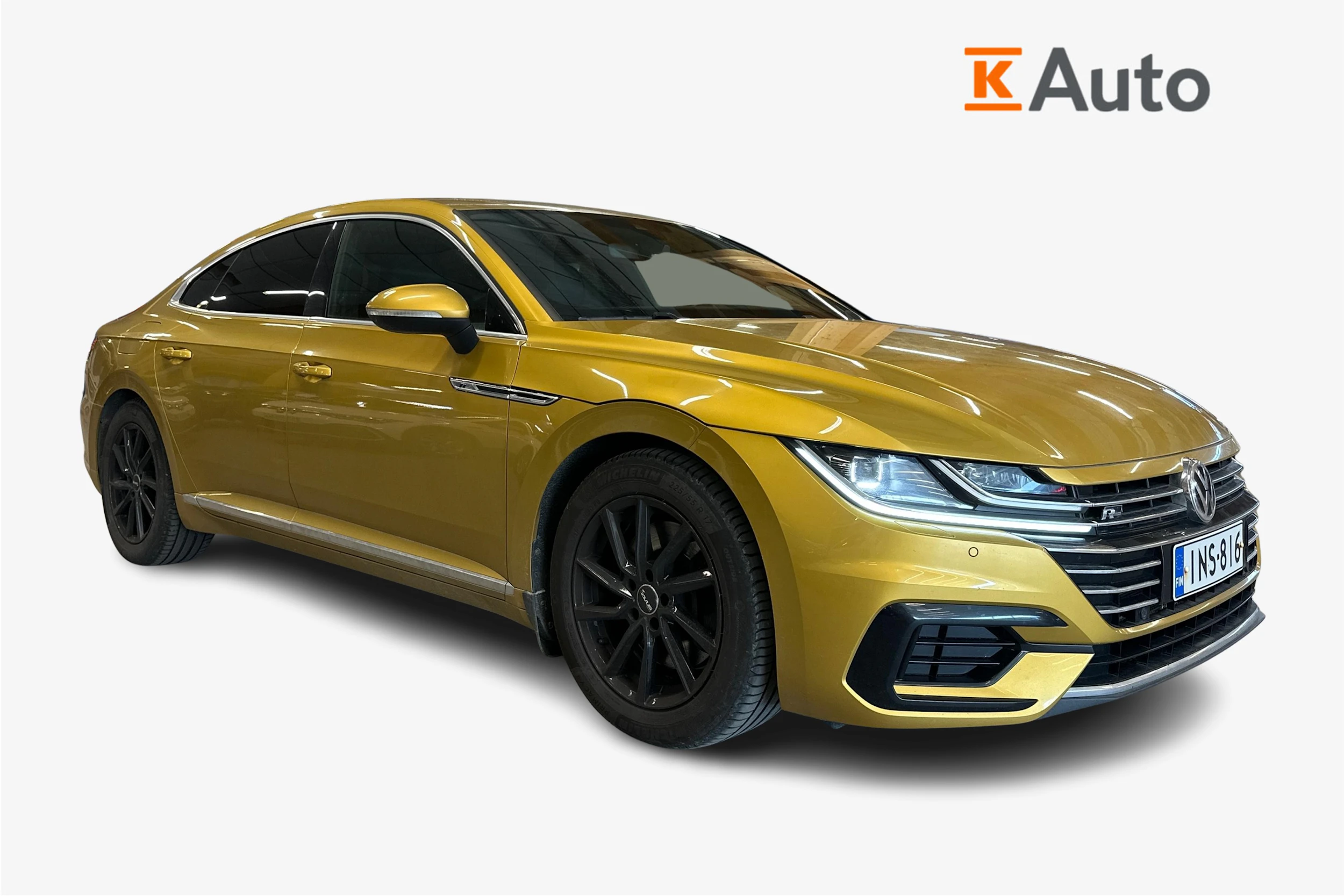 keltainen Volkswagen Arteon 2018 kuva 1.