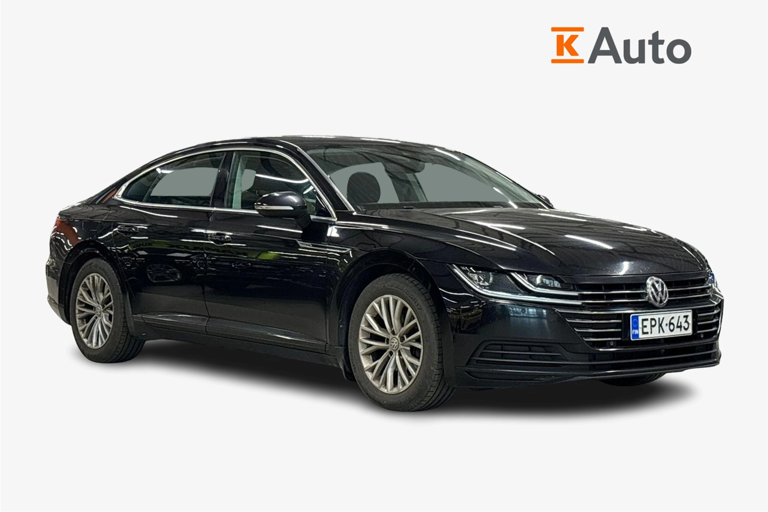 musta Volkswagen Arteon 2018 kuva 1.