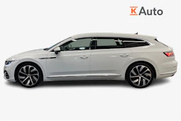 Valkoinen Volkswagen Arteon 2021 kuva 5.