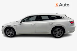 valkoinen Volkswagen Arteon 2021 kuva 7.