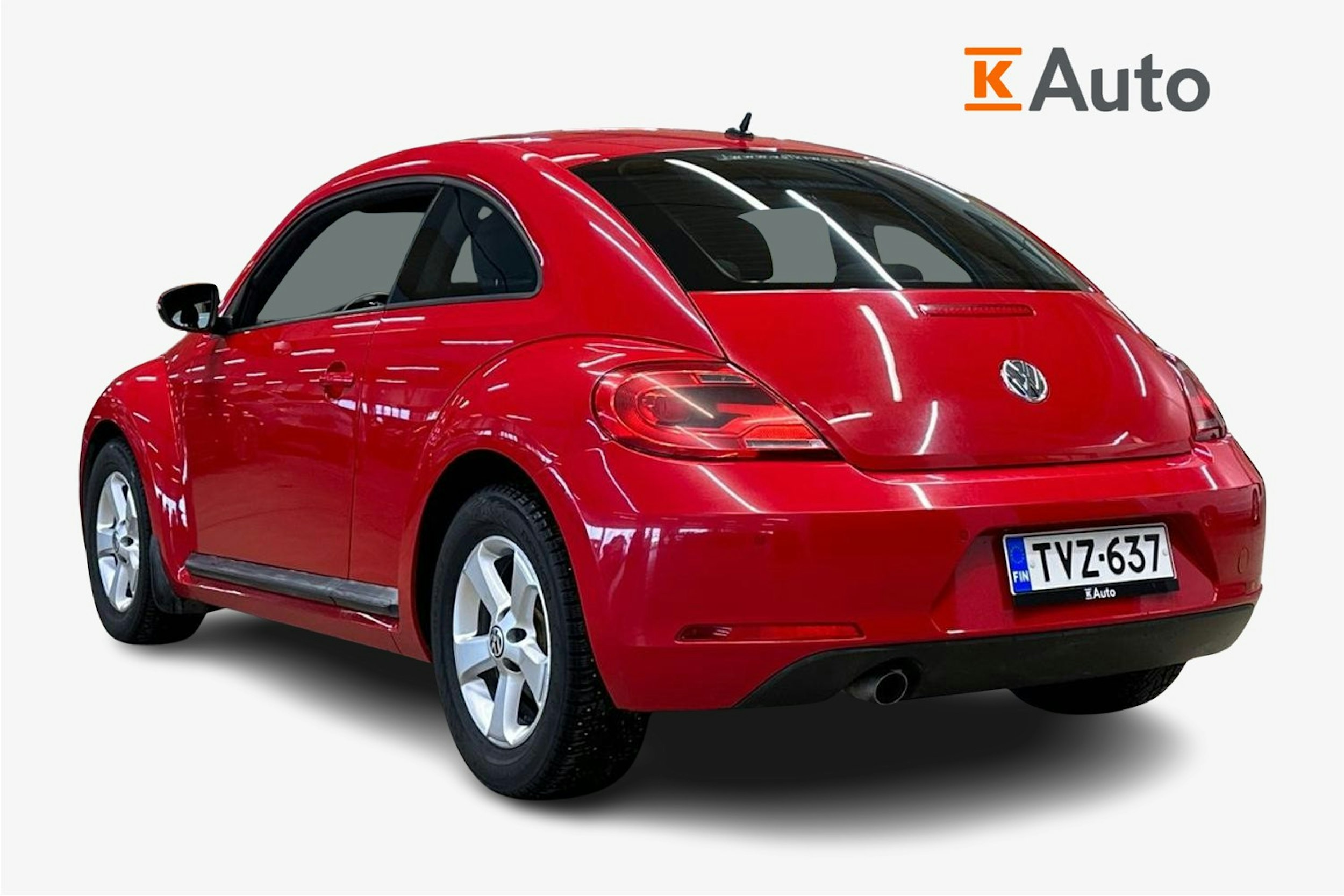 punainen Volkswagen Beetle 2012 kuva 2.