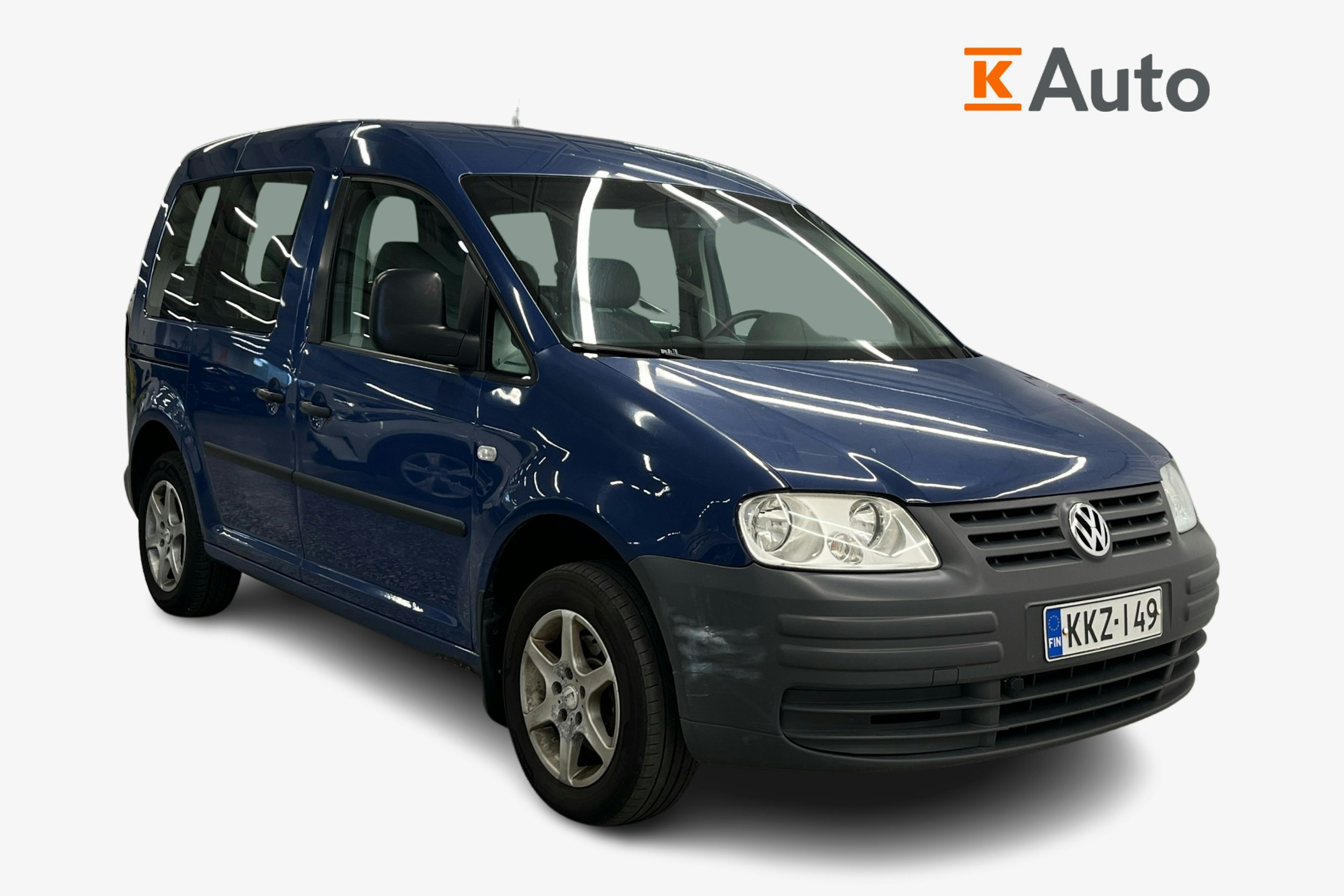 sininen Volkswagen Caddy 2004 kuva 1.