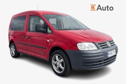 punainen Volkswagen Caddy 2006 kuva 1.