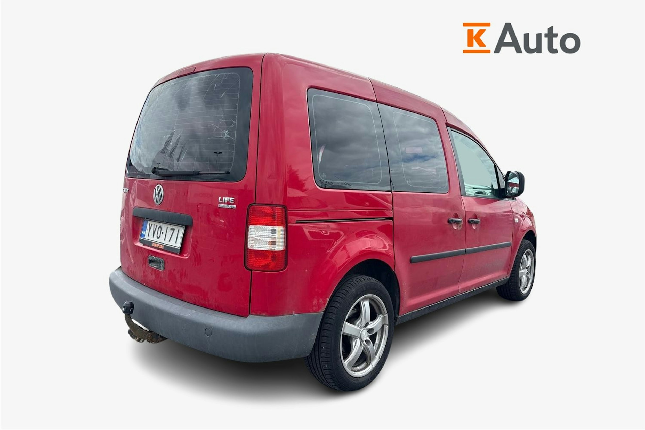 punainen Volkswagen Caddy 2006 kuva 2.